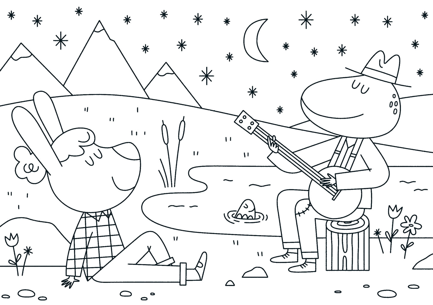 HAPPY MUSIC COLOURING BOOK