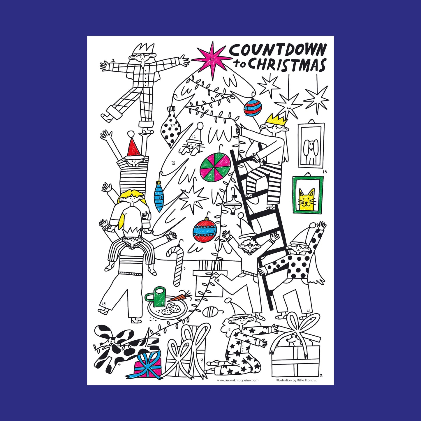 25 DAYS OF COLOURING FUN