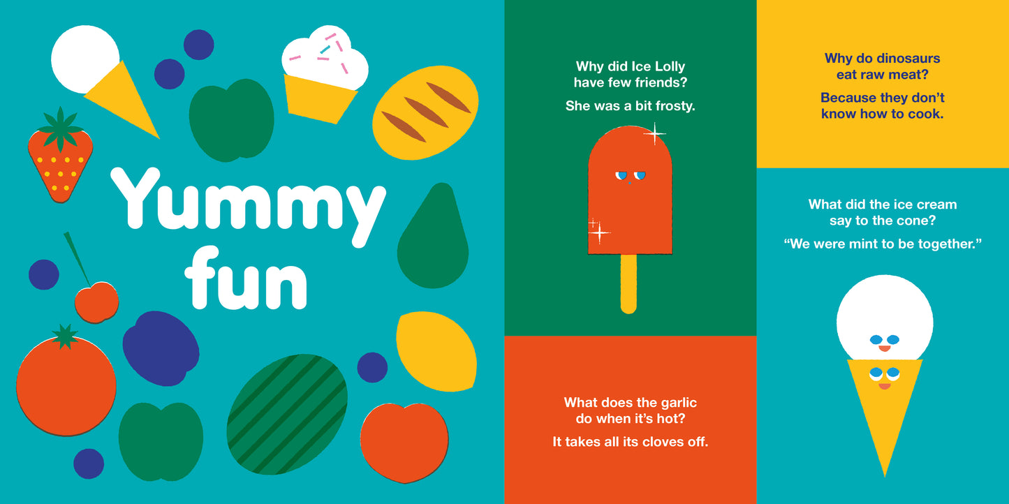 Ice lolly new friends? dinosaurs raw meat? garlic hot?