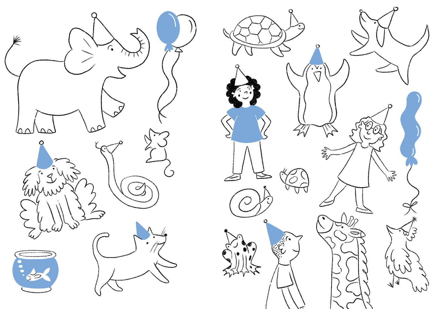HAPPY PARTY COLOURING BOOK