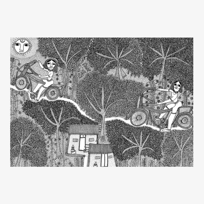 MOTHER STEALS A BICYCLE