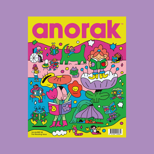 anorak loves reading.