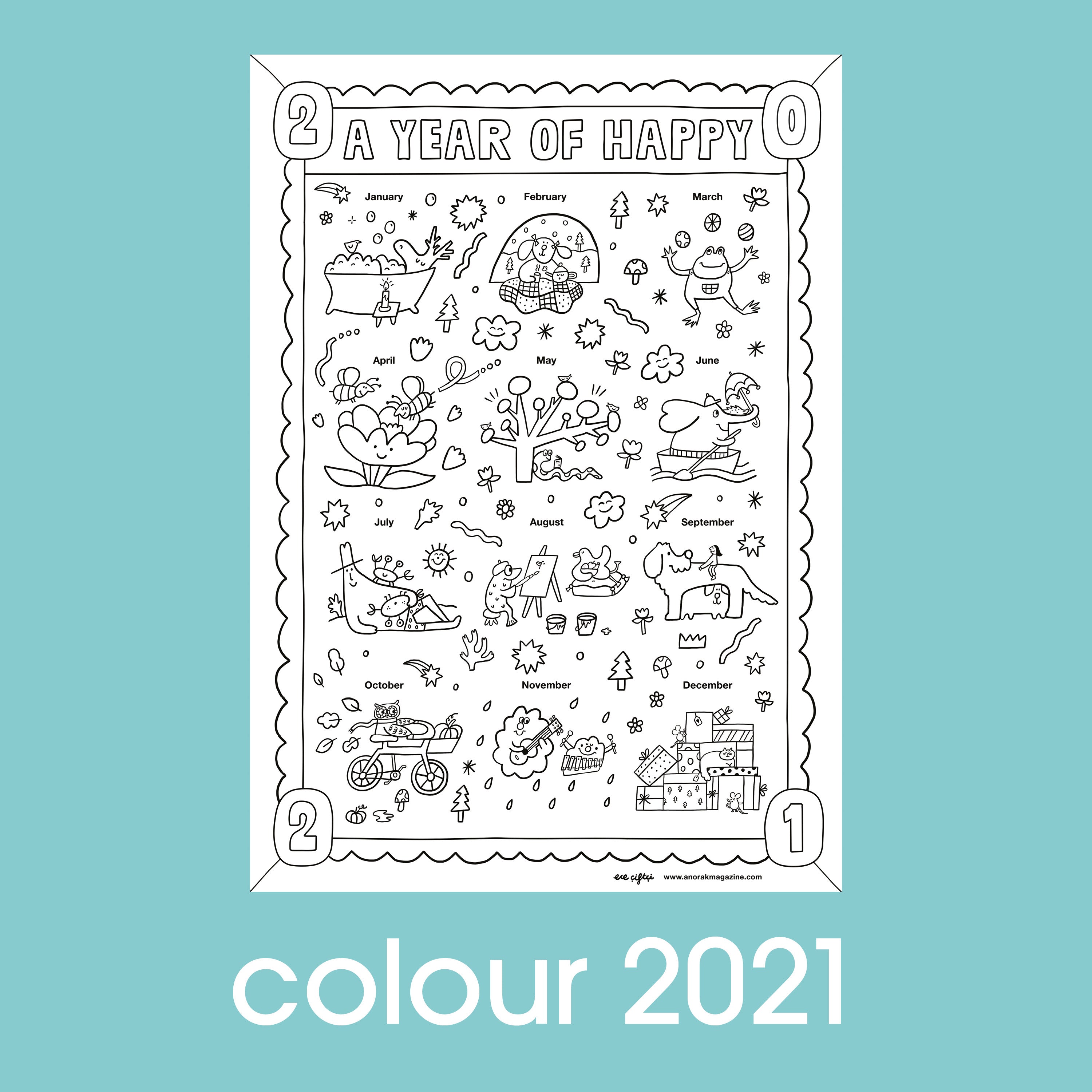 colour 2021 happy