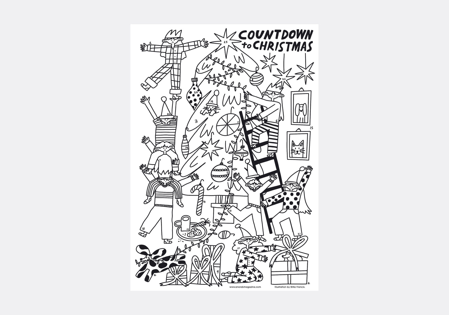 25 DAYS OF COLOURING FUN